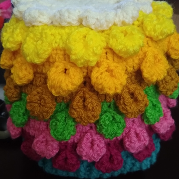 Primrose flower spring  Hat, handmade - Picture 2 of 6